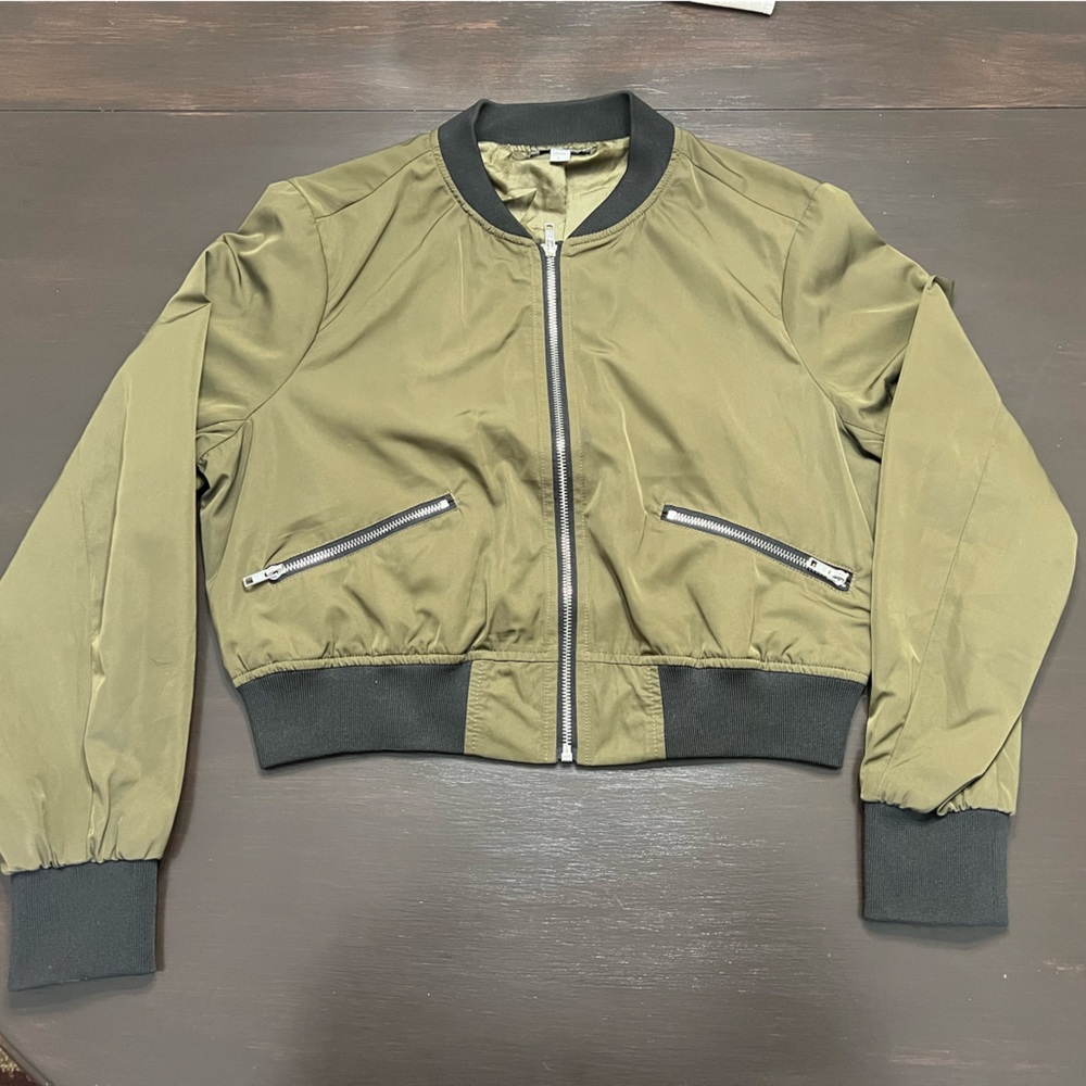 Casting LA Olive Green Bomber Jacket